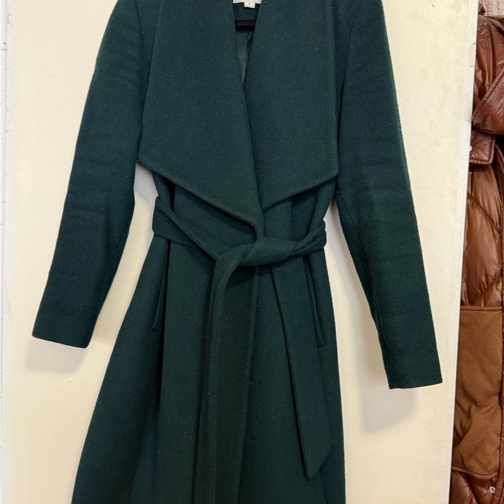 Cole Haan Green Wool Coat